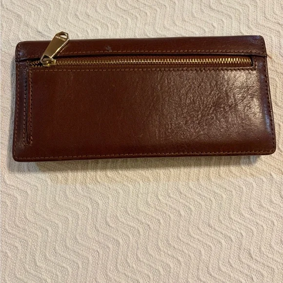 Brahmin Chestnut Leather Clutch - Picture 3 of 12